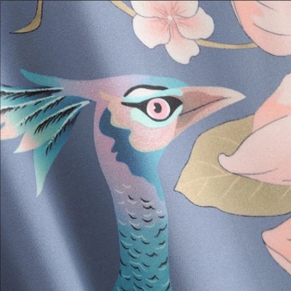 Bird Of Paradise Gypsy Bohemian Kimono In Faded - Picture 12 of 16